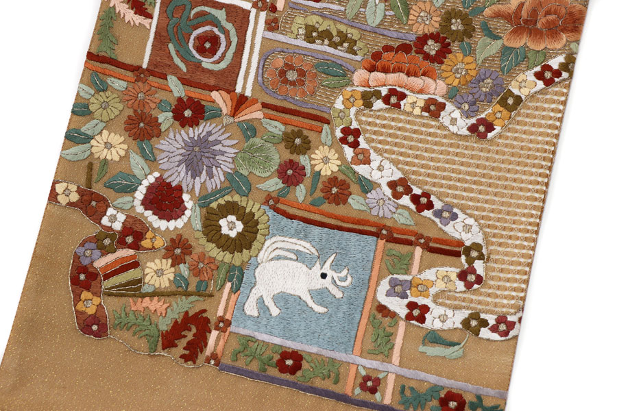 スワトウ刺繍 袋帯 | 上質なリサイクル着物の通販サイト「着物おりべ」