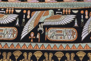 エジプト文様の袋帯