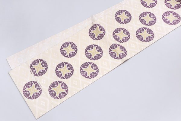 喜多川平朗作の唐織の袋帯