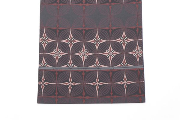 川島織物製の七宝繋ぎ文の袋帯