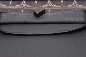 川島織物製の七宝繋ぎ文の袋帯