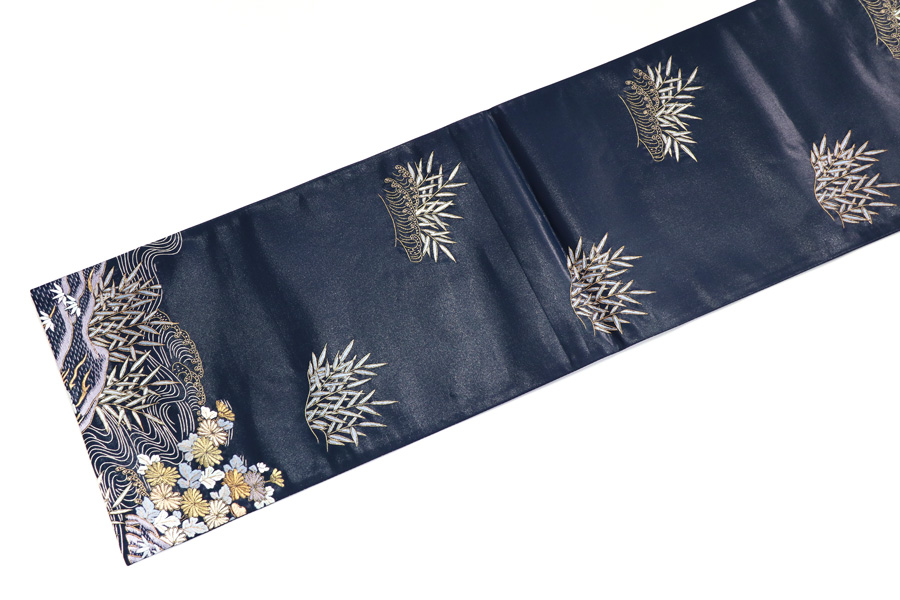 漆箔織 手刺繍 袋帯 | 上質なリサイクル着物の通販サイト「着物おりべ」